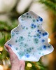 dekoracje świąteczne Talerz ceramiczny Nakrapiana choinka 4
