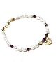 bransoletki z kamieni naturalnych Pearls /white/ perły naturalne vol. 6 - bransoletka 2