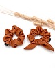 gumki do włosów Scrunchie/frotka Ceglasta 2