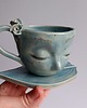 filiżanki Filiżanka ceramiczna  Morska / Twarz 4