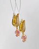 kolczyki pozłacane Kolczyki "Różowy Tulipan"  4