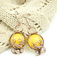 kolczyki wire wrapping Kolczyki z agatem 6