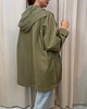 kurtki damskie Kurtka parka z kapturem Khaki 3