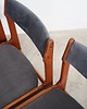 krzesła Komplet sześciu krzeseł tekowych, duński design, lata 60, produkcja: Dania 8