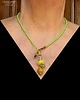 chokery Boho, uroczy naszyjnik z drobnych koralików z cytryną, PREZENT handmade 4