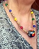 korale BOHO uroczy bajeczniej kolorowy naszyjnik jedyny TAKI! Unikat handmade 6