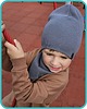 czapki dziecięce Czapka beanie i chusta komin bawełniana podwójna 3