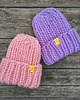 czapki damskie Fioletowa wełniana czapka PERUVIAN WOOLY 4