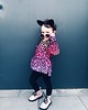bluzy dla dziewczynki Bluza Dziewczynka DR.CROW Multicolor Leopard 1