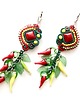 kolczyki soutache Sutaszowe kolczyki TIHANY z papryczkami 1