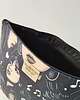 kosmetyczki Duża Kosmetyczka K-pop Black z weluru 2