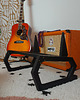 meble - inne Deluxe Black Amp Stand - Drewniany stojak na wzmacniacz gitarowy 5