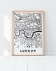 plakaty Plakat mapa Londynu 1
