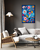 plakaty Plakat Abstrakcja Kwiaty 3