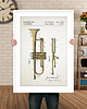 plakaty Trąbka - patent - plakat 50x70 cm 3