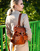 plecaki RETRO PLECAK DAMSKI SKÓRA PAOLO PERUZZI S-69-BR 2