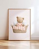 obrazy i plakaty do pokoju dziecięcego Plakat Na Ścianę Dla Dziewczynki Różowe misie nr. 8 1