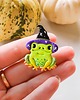przypinki Pin żaba, przypinka  z wizerunkiem żaby, akcesoria do stylizacji na halloween 1