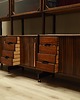 regały Regał systemowy palisandrowy, włoski design, lata 60,  Włochy 2
