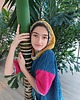sukienki midi damskie Ponczo kąpielowe z bawełnianej frotte  MOROCCO 2