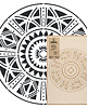 tapety i naklejki ścienne Szablon malarski wielokrotny /AFRICAN MANDALA 2