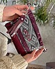 saszetka nerka Saszetka, nerka, torebka bordo aztec 1