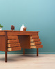 biurka Biurko tekowe, duński design, lata 70, produkcja: Dania 3