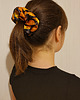 gumki do włosów Scrunchie złote liście 3