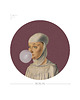 kinkiety Lampa Ścienna - Dots Lighting Woman with Bubble Gum Eggplant 5