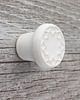 gałki do mebli Ceramiczna gałka do mebli biała, wz.3, ręcznie robiona 2