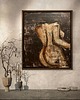 obrazy W brązie jej do twarzy - obraz akrylowy na płótnie 60x70 cm 2