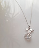 srebrne naszyjniki Naszyjnik Crystal Blossom 1