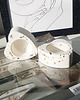 świeczniki i świece Świecznik serce tealight - mika white 2 szt. 3