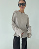 bluzki z długim rękawem damskie Longsleeve Chillout choclate stripes bawełna 1