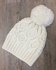 czapki damskie Zestaw CZAPKA + SZALIK + RĘKAWICZKI -  100% wełna Merino - Kremowy 1