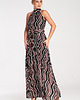 sukienki maxi damskie Elegancka sukienka wieczorowa maxi na halter rozkloszowana - M1091 4