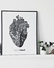 grafiki i ilustracje Plants heart 50x70 cm 4