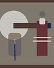 grafiki i ilustracje Grafika na płótnie  - LE CORBUSIER NO.5 1