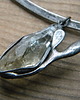 chokery surowy cytryn z listkiem -obroża - choker  4