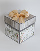 kartki scrapbooking 10 rocznica ślubu, aluminiowe gody, exploding box, kartka 3d 1