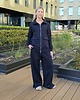komplety damskie Kamiko luźny komplet z długą bluzą - Navy 4