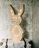 lampy do pokoju dziecka Drewniana Lampka Zając - Natural 7