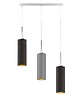 lampy wiszące 3-punktowa lampa wisząca do kuchni BORNEO GOLD 2