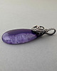 wisiory Cecille - Tajemniczy fiolet agatu - wisiorek wire-wrapping 1