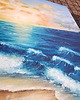 obrazy Morski Wschód Słońca Obraz olejny  60x80cm PROMOCJA!!! 9