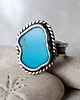 pierścionki srebrne Big blue srebrny pierścionek z naturalnym turkusem 2