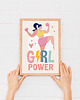 plakaty Girl Power - plakat - wersja różowa 3