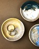 dodatki ślubne Ceramiczny talerzyk na pierścionki / obrączki 4