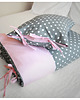 pokój dziecka - różne Polka Dots Dreams - pink&grey 3