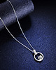 srebrne naszyjniki Naszyjnik srebrny Moissanite 1ct 925 2